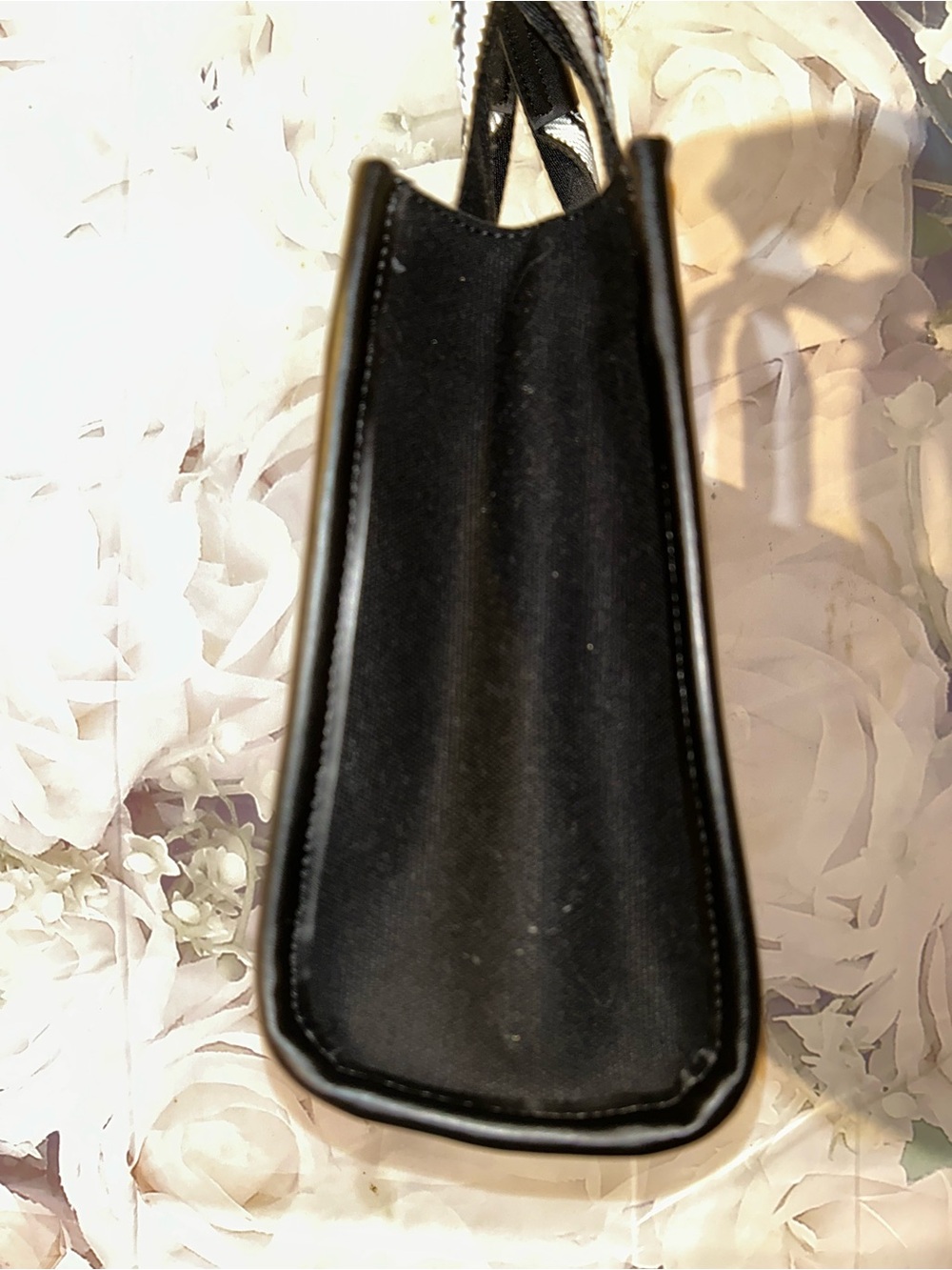 Ted Baker Georjea Branded Webbing Canvas Small Tote Bag in Black Purse - Picture 4 of 6